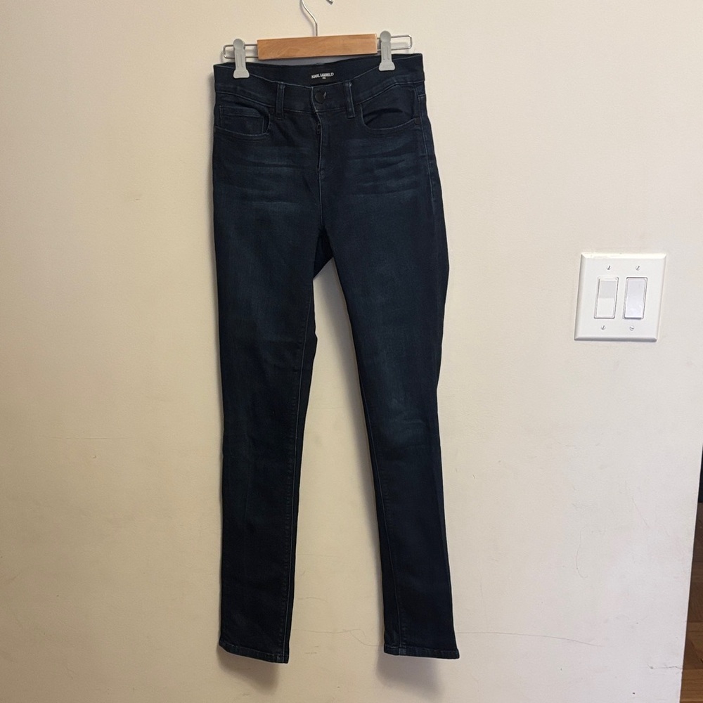 Karl Lagerfeld Women’s Skinny Jeans in Dark Indigo